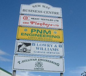 Printed Industrial Estate Signs