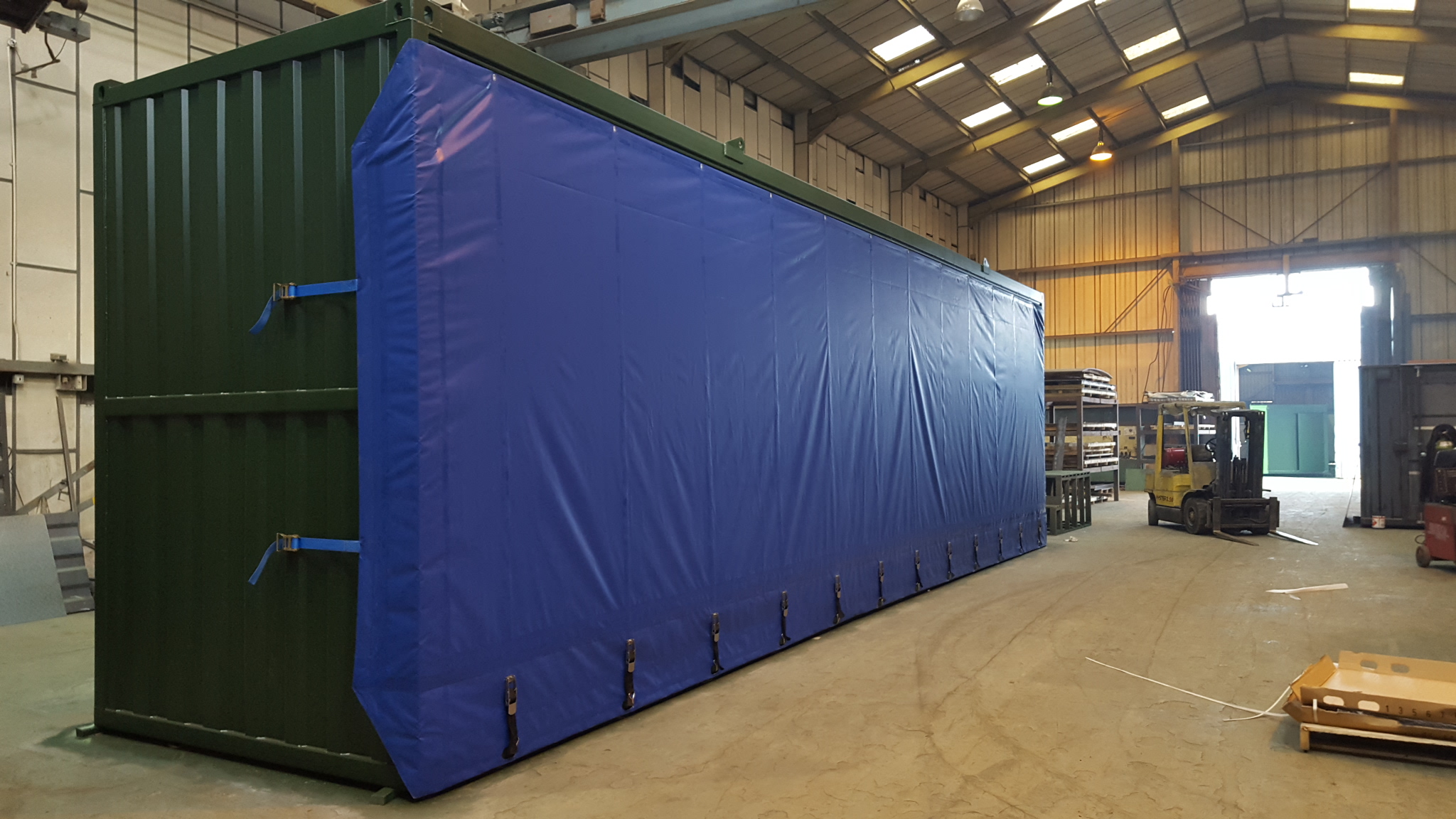 TIR Container Tilts and Tarpaulins